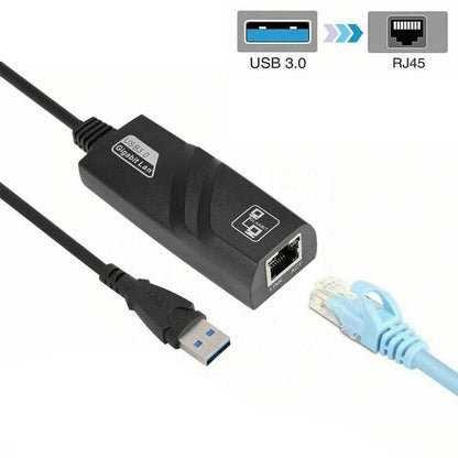 10/100/1000 Gigabit Ethernet USB 3.0 zu RJ45 Netzwerkadapter USB LAN Adapter