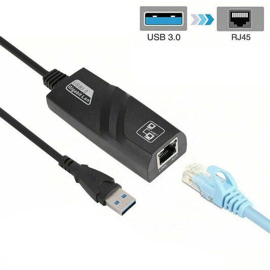 10/100/1000 Gigabit Ethernet USB 3.0 zu RJ45 Netzwerkadapter USB LAN Adapter