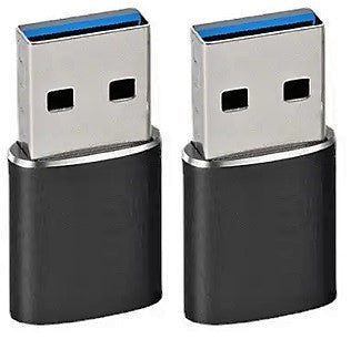 2 Stück USB Adapter Wandler Konverter USB 3.0 USB-A Stecker auf USB-C Buchse OTG