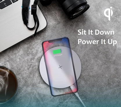 15W Wireless Charger Pad Qi Ladegerät Induktive Ladestation Kabellos