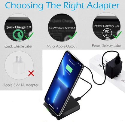 15W Wireless Charger Ständer Qi Klappbar Induktive Ladegerät Ladestation