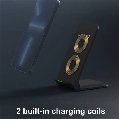 15W Wireless Charger Ständer Qi Klappbar Induktive Ladegerät Ladestation