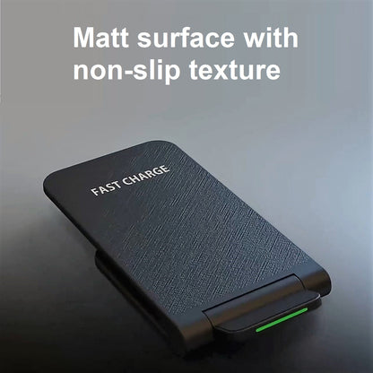 15W Wireless Charger Ständer Qi Klappbar Induktive Ladegerät Ladestation