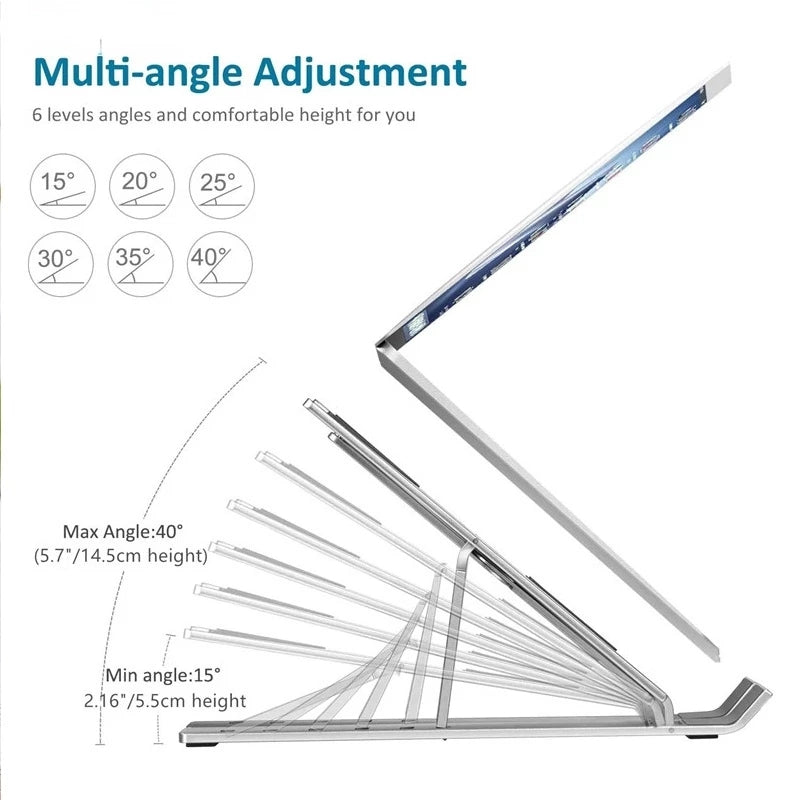 Laptop Ständer Tablet Ständer Notebook Ständer Stand Halter Aluminium
