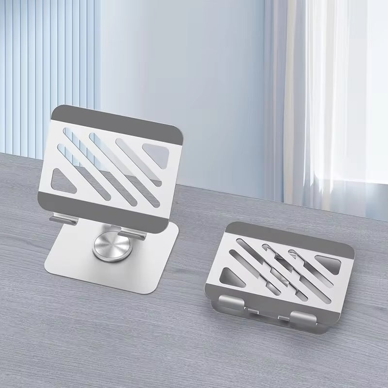 Tablet Ständer Halterung 360° Drehung Aluminium unterstützt Tablets bis 12 Zoll