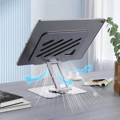 Tablet Ständer Halterung 360° Drehung Aluminium unterstützt Tablets bis 12 Zoll